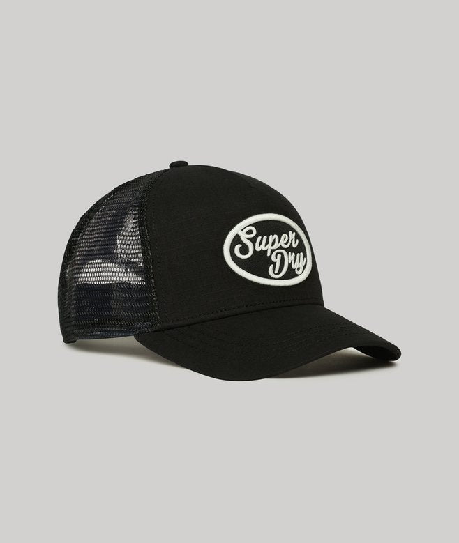 Superdry Dirt Road Trucker Cap Vintage Black