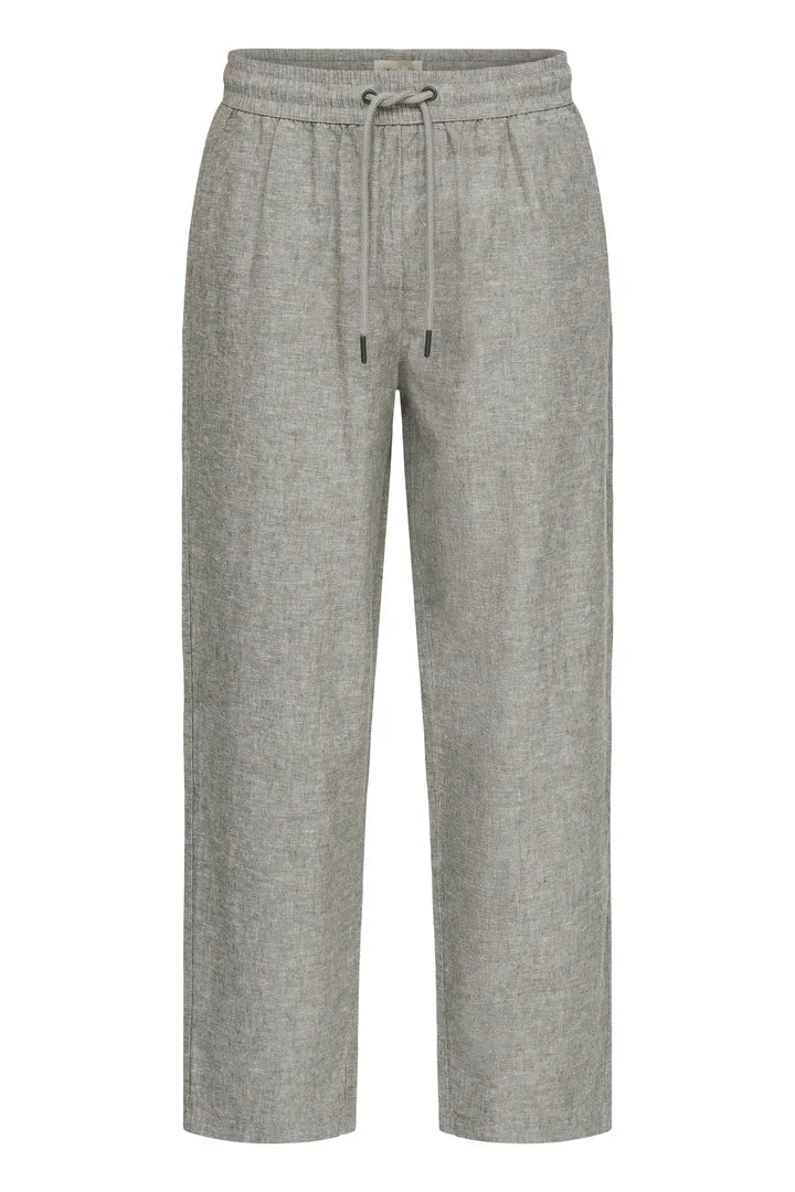 Blend Aban Linen Trousers Dusty Olive