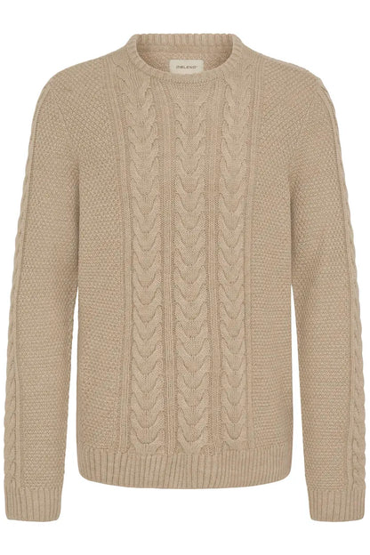 Blend Basim Crew Pullover Crockery Melang