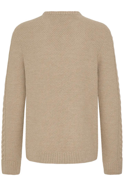 Blend Basim Crew Pullover Crockery Melang