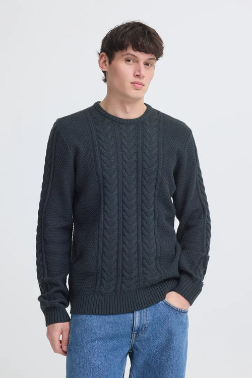 Blend Basim Crew Pullover Salute Melange