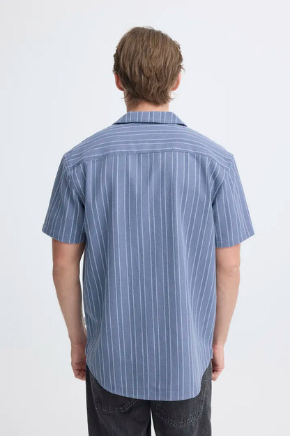 Blend Danny Short Sleeved Shirt Faded Denim