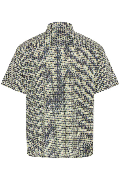 Blend Dimy Slub Short Sleeved Shirt Salute
