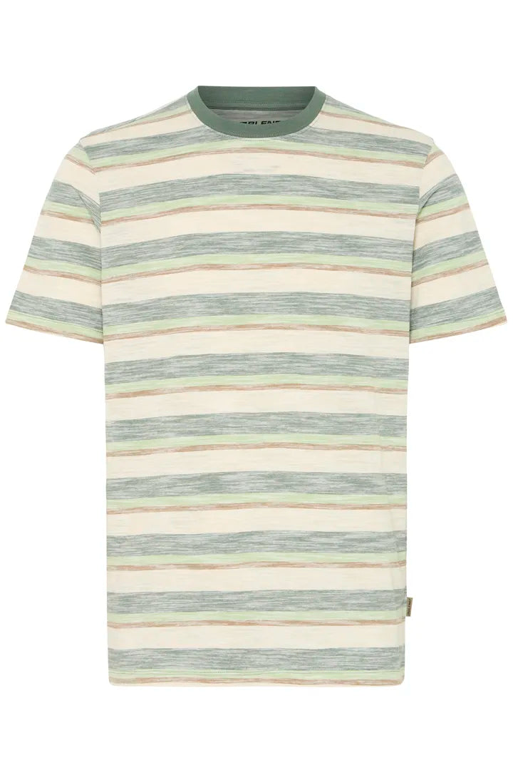 Blend Kobe Stripes Tee Duck Green