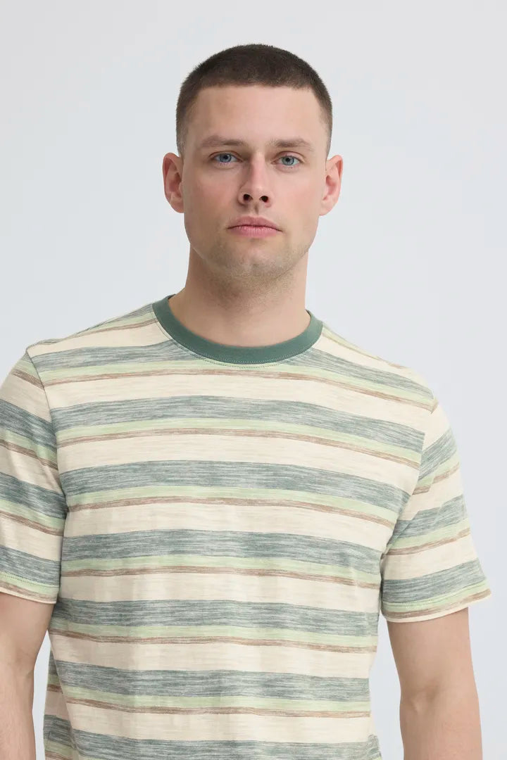 Blend Kobe Stripes Tee Duck Green