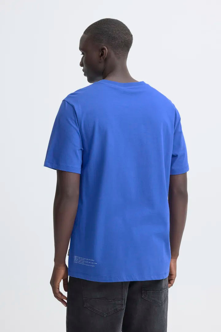 Blend Kole Photoprint T-shirt Dazzling Blue