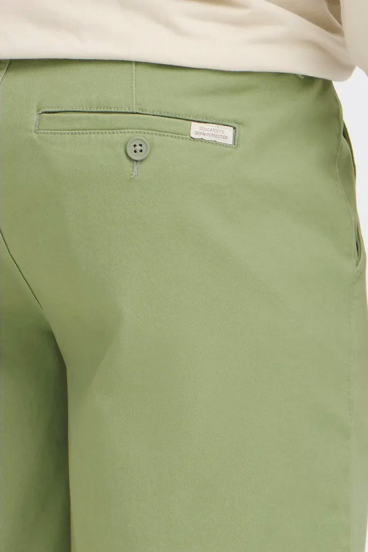 Blend Mason Slim Chino Shorts Oil Green