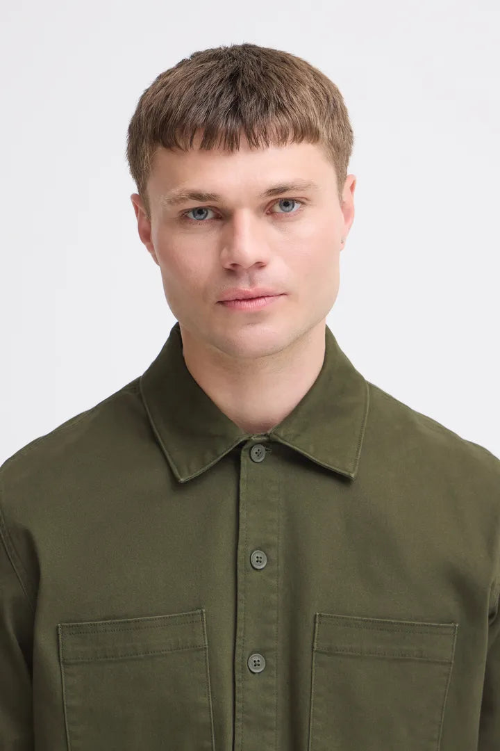 Blend Meino Overshirt Forest Night