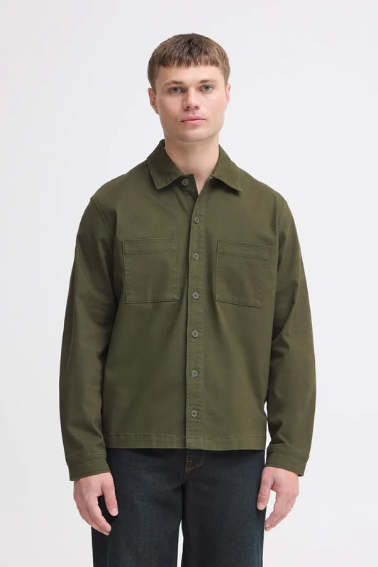 Blend Meino Overshirt Forest Night