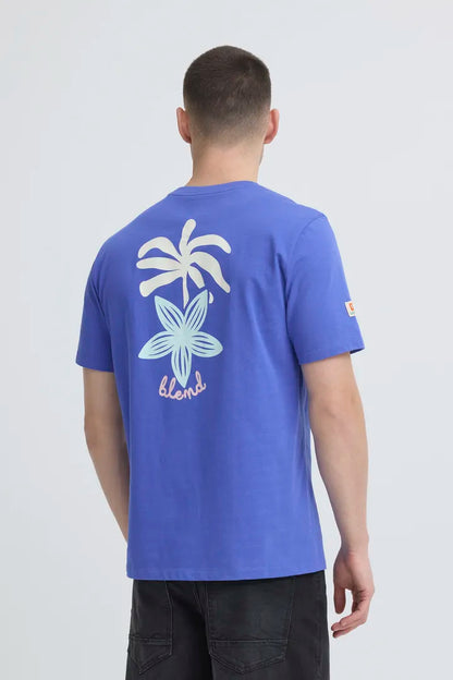 Blend Sun Palms T-shirt Dazzling Blue