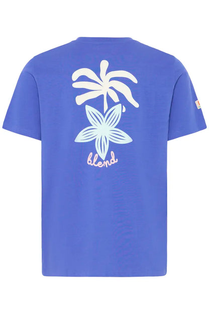 Blend Sun Palms T-shirt Dazzling Blue