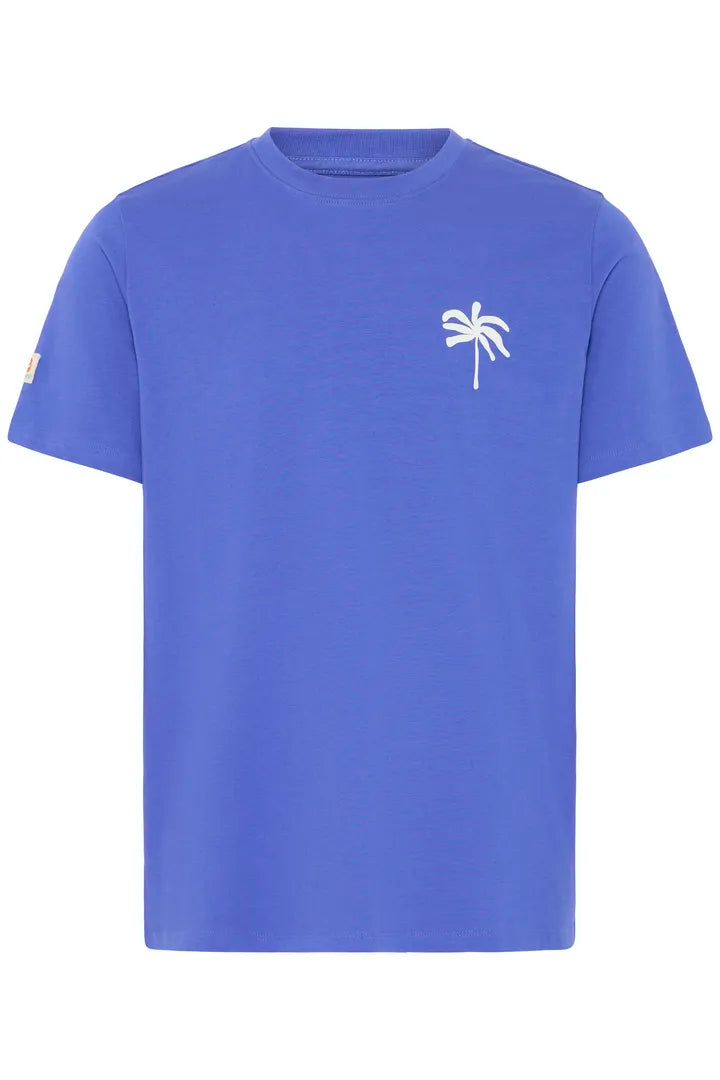 Blend Sun Palms T-shirt Dazzling Blue