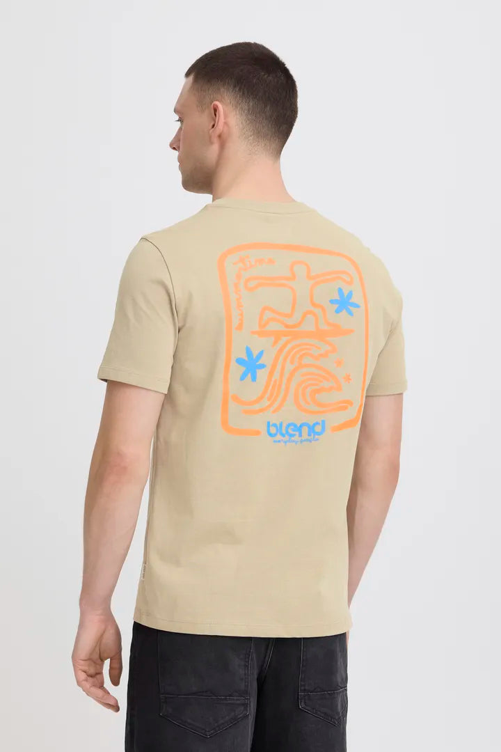 Blend Sun Surf T-shirt Crockery