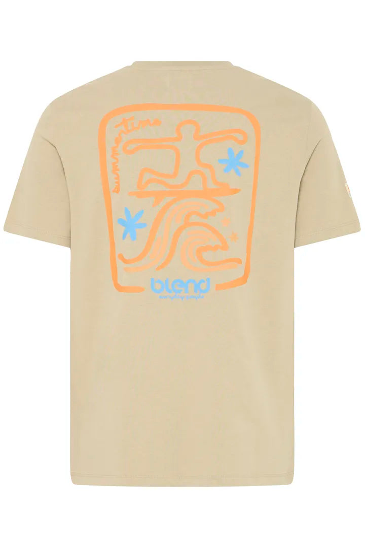Blend Sun Surf T-shirt Crockery
