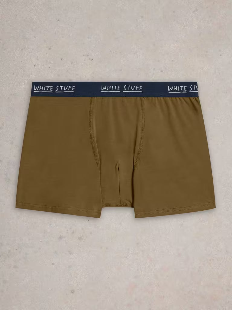 White Stuff Hove 2Pack Boxers Print Plain Blue
