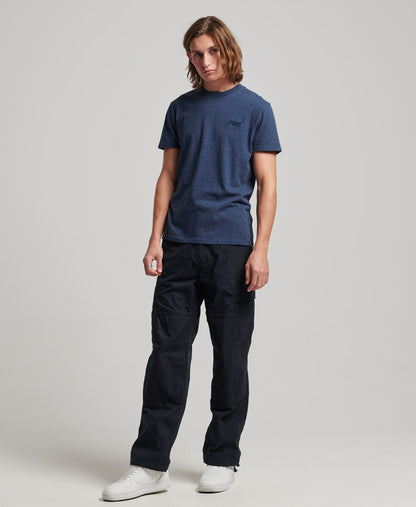 Superdry Organic Cotton Essential Logo T-Shirt Bright Blue Marl - Size: XXL