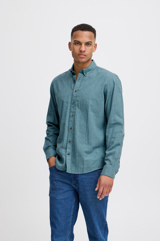 Blend Long Sleeved Shirt Bluestone