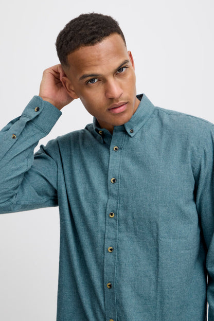 Blend Long Sleeved Shirt Bluestone