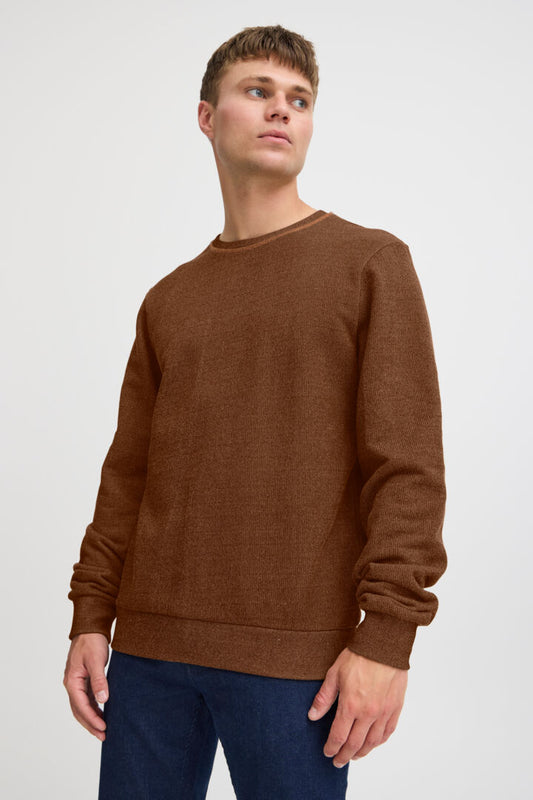 Mens Sweater Blend clothing Blend Sweater Caramel Café Smart Stylish Sweater from Blend