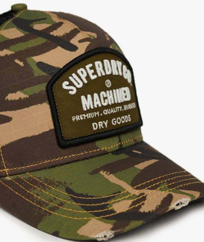 Superdry Dirt Road Trucker Cap Army Camo