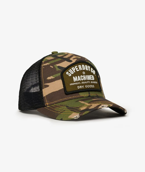 Superdry Dirt Road Trucker Cap Army Camo