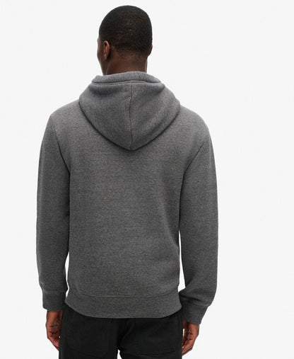 Superdry Essential Logo Hoodie Carbon Grey Marl