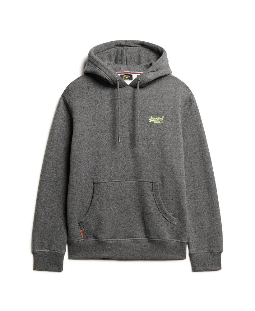 Superdry Essential Logo Hoodie Carbon Grey Marl