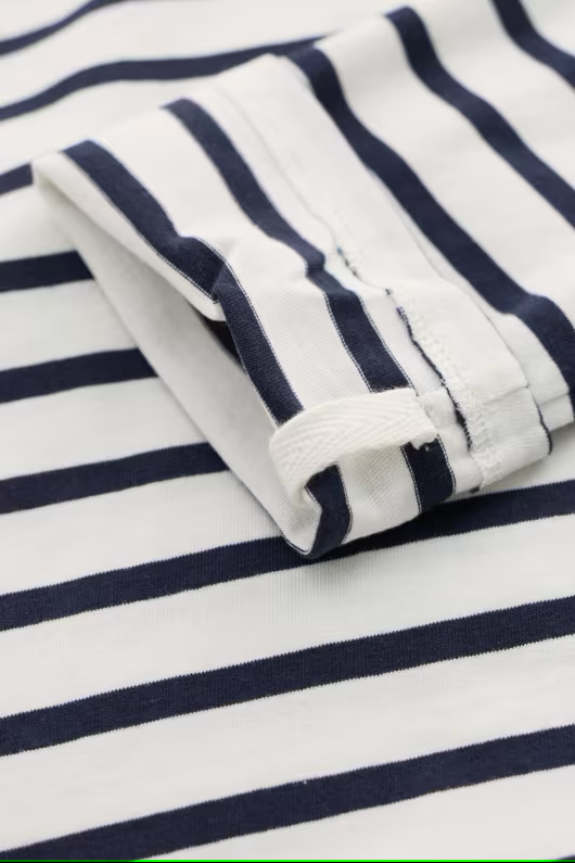 Seasalt Sailor Shirt Falmouth Breton Chalk Maritime