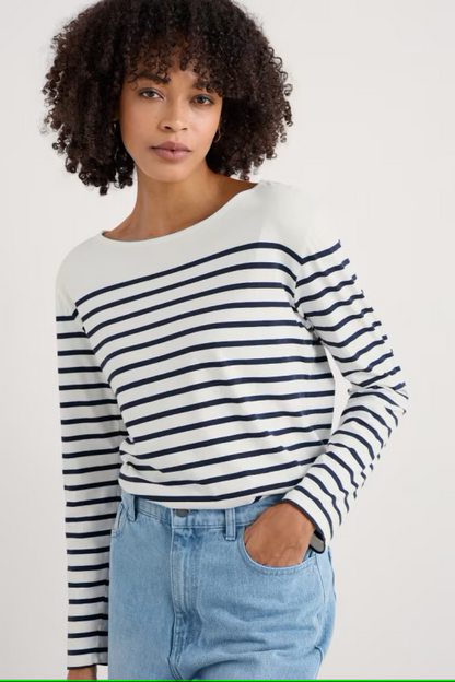 Seasalt Sailor Shirt Falmouth Breton Chalk Maritime Seasalt clothing Salior Top Effortlessly stylish, our Sailor Shirts