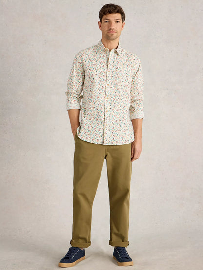 White Stuff Salcombe Chillis Printed Shirt White