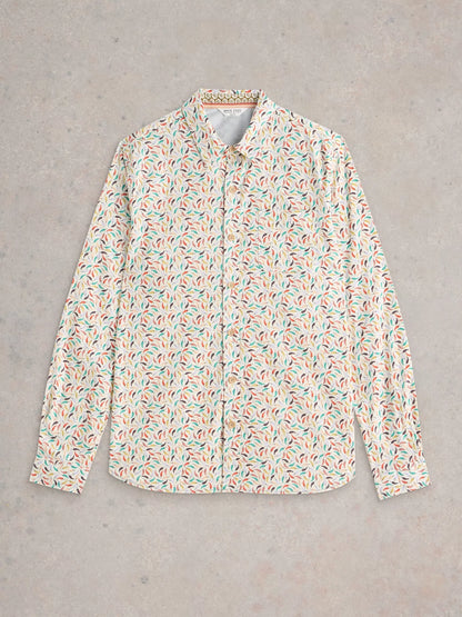 White Stuff Salcombe Chillis Printed Shirt White