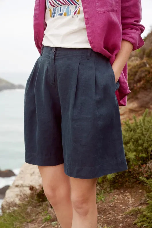 easalt Clover Bloom Shorts Maritime Seaslt Clothing Womens shorts