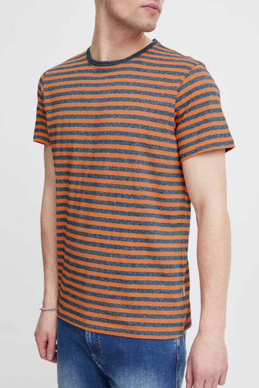 Men's T-shirt Blend Men's T-Shirt Blend T-Shirt Coral Gold Casual T-shirt by Blend. Colour: Coral Gold