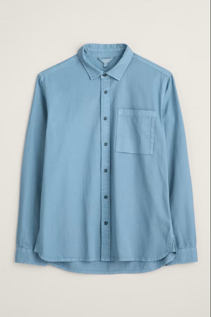 Seasalt Men's Jackdaw Shirt Cornflower