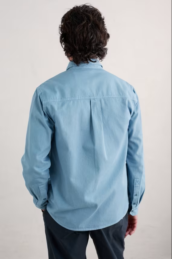 Seasalt Men's Jackdaw Shirt Cornflower