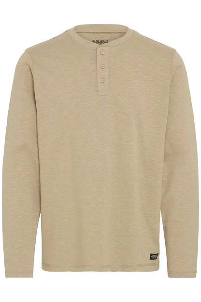 Blend Grandad Long Sleeve Top Crockery