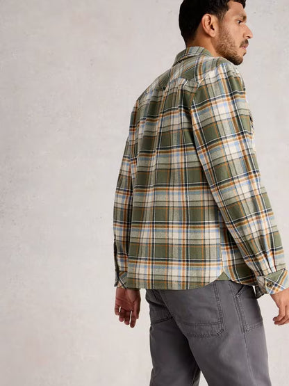 White Stuff Darwen Check Shirt Green Multi