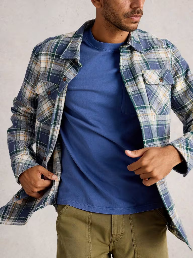 White Stuff Darwen Check Shirt Blue Multi