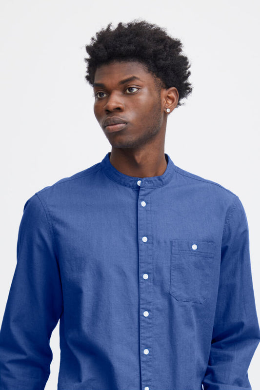 Mens Long Sleeved Shirt Mens Shirt Blend Long Sleeved Shirt Delft Long Sleeved Smart Shirt by Blend