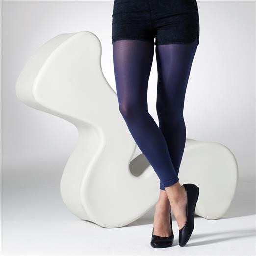 Gipsy Tights 1618 60 Denier Footless Tights Denim