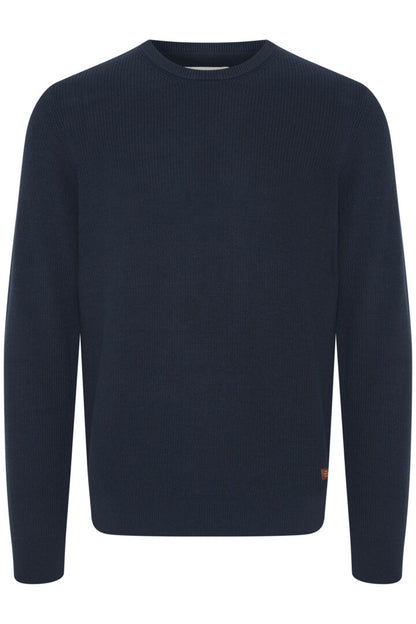 Mens Sweater Blend clothing Blend Pullover Crew Neck Dress Blue Smart Stylish Pullover from Blend