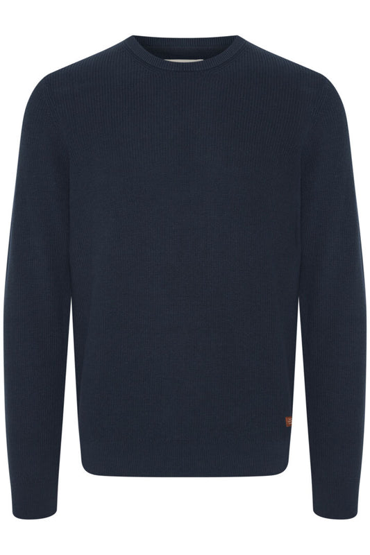 Mens Sweater Blend clothing Blend Pullover Crew Neck Dress Blue Smart Stylish Pullover from Blend