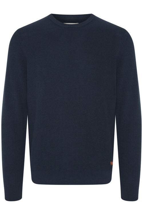 Blend Pullover Crew Neck Dress Blue