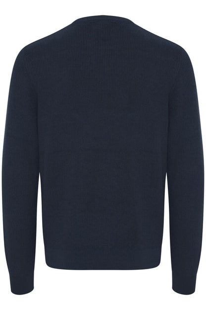 Blend Pullover Crew Neck Dress Blue