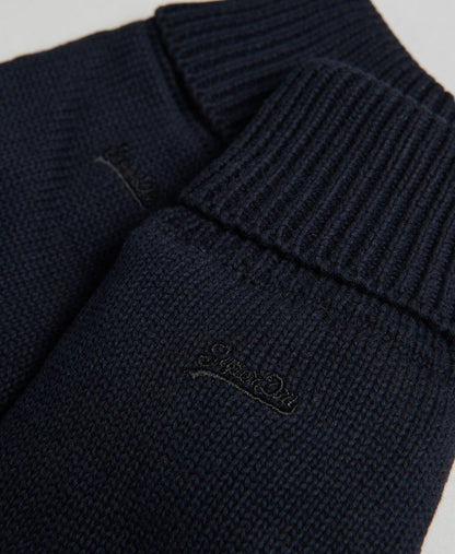 Superdry Vintage Logo Gloves Eclipse Navy Grit