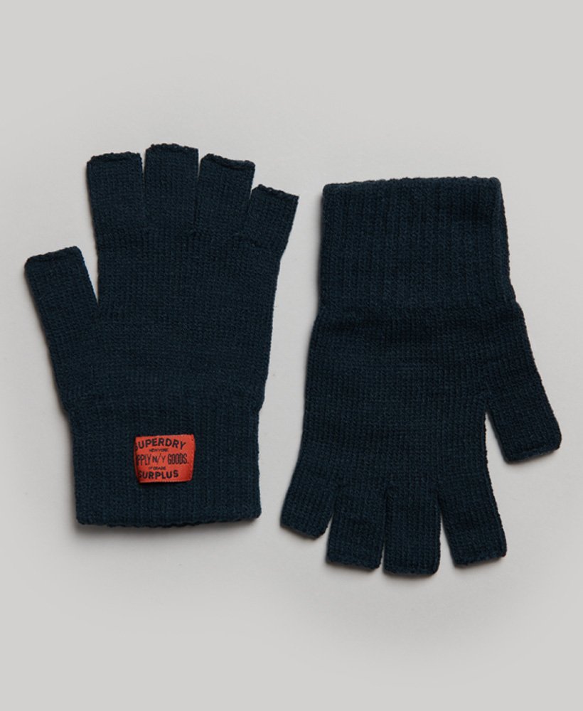 Superdry Gloves Superdry Clothing Superdry Workwear Knitted Gloves Eclipse Navy Workwear Knitted Gloves