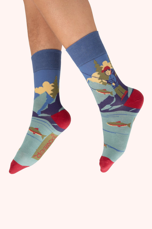Powder Fisherman Men's Socks