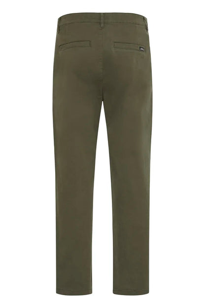 Blend Wide Leg Chino Trouser Forest Night