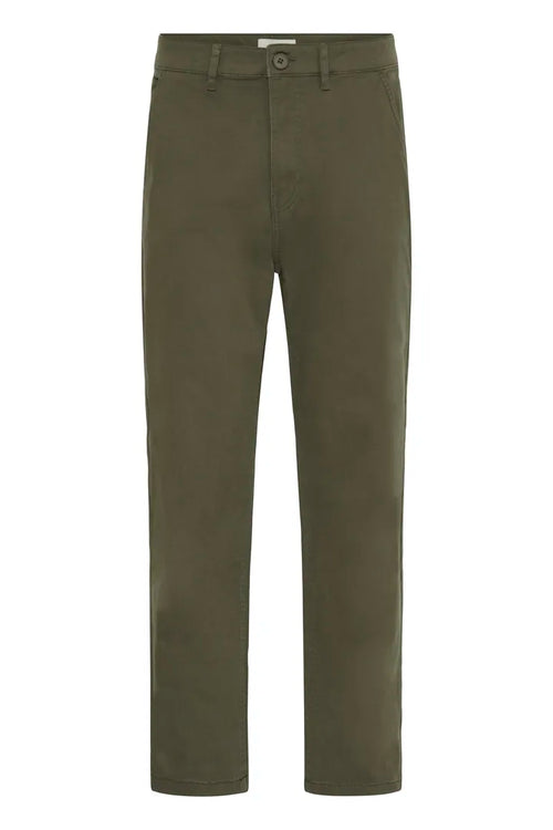 Blend Wide Leg Chino Trouser Forest Night