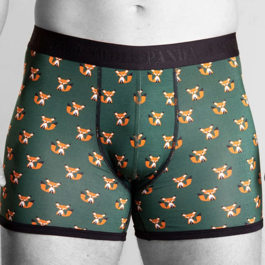 Mens Boxer Shorts Swole Panda Bamboo Boxers Foxes Mens Underwear Fitted bamboo boxers